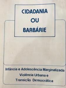 Cidadania ou barbárie : infância e adolescência marginalizada: violência urbana e transição democrática