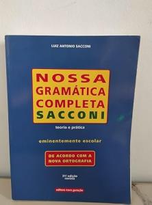 NOSSA GRAMATICA COMPLETA SACCONI