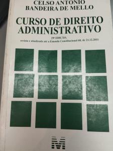 CURSO DE DIREITO ADMINISTRATIVO