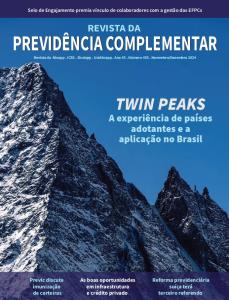 REVISTA DA PREVIDÊNCIA COMPLEMENTAR [Eletrônico] : Twin Peaks: A experiência de países adotantes e a aplicação no Brasil, Previc discute imunização de carteiras, As boas oportunidades em infraestrutura e crédito privado , Reforma previdenciária suíça terá terceiro referendo[PDF no final da página]
