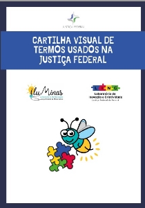 Cartilha visual de termos usados na Justiça Federal