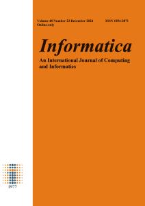 Informatica: An International Journal of Computing and Informatics
