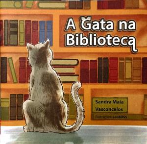 A gata na biblioteca