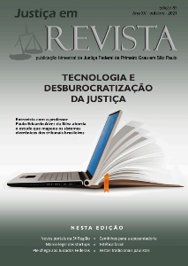 Justiça em Revista : ano 15, n. 85, out. 2021