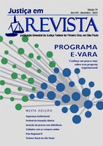Justiça em Revista : ano 13, n. 74, dez. 2019