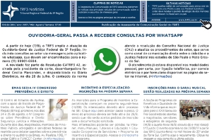 TRF3 Notícias : ano 10, n. 280, ago. 2017